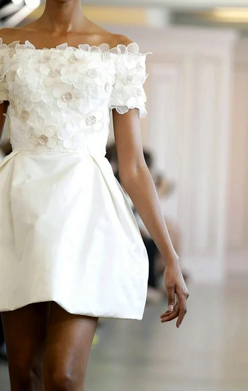 Короткие Свадебные платья Oscar de la Renta