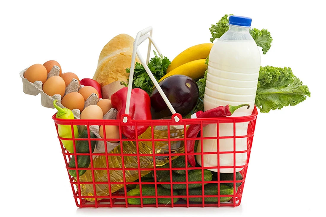 Корзина с продуктами