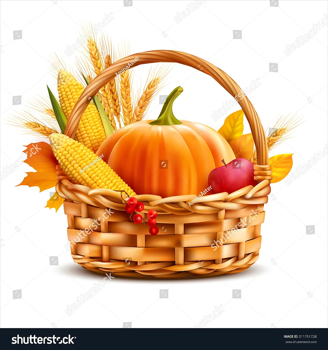 Корзинка с овощами