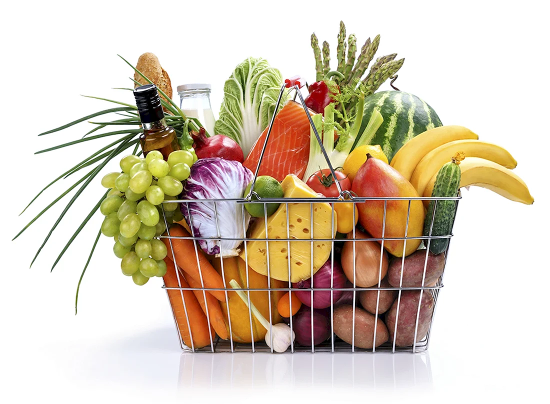 Корзинка с продуктами