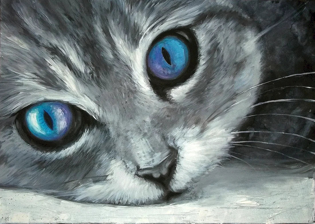 Кошки арты