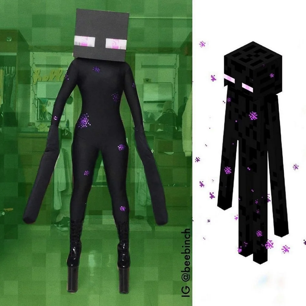 Костюм Enderman Steve
