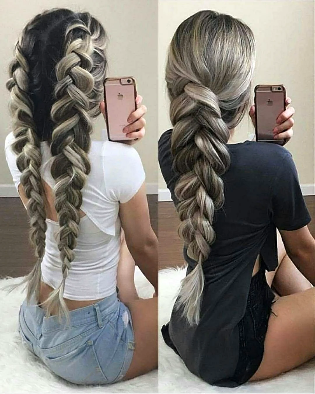 Косы на длинные волосы