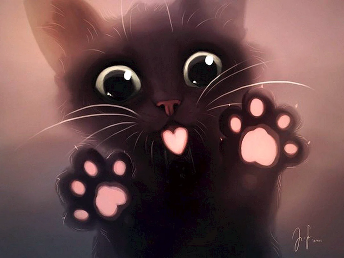 Котики арт