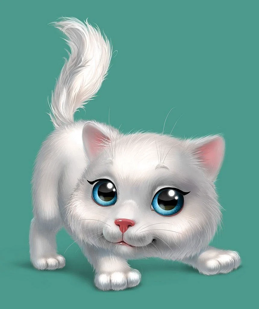 Котики мультяшные