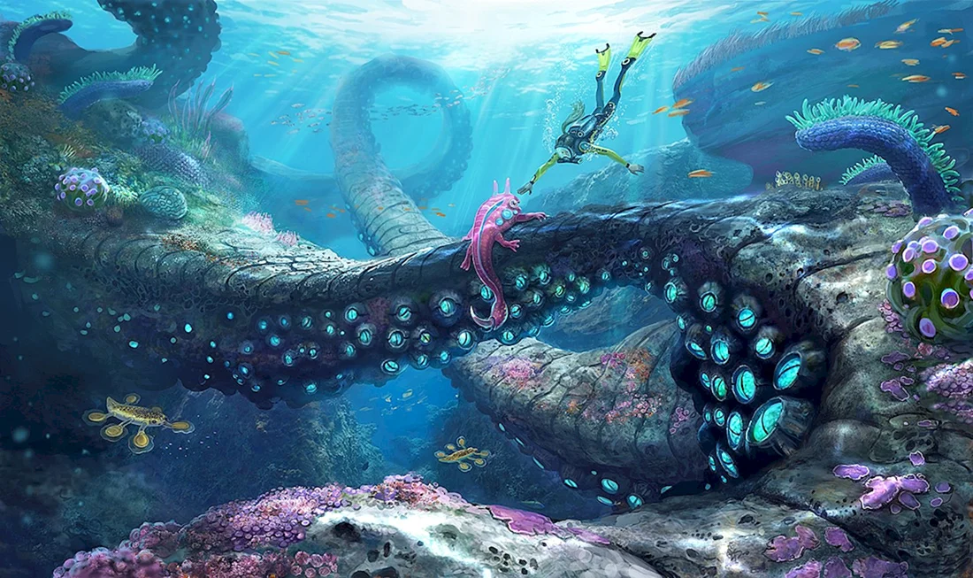 Кракен Левиафан Subnautica