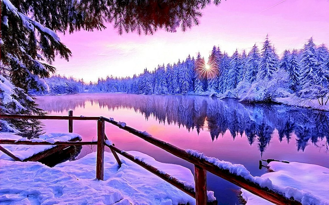 Красивая зима