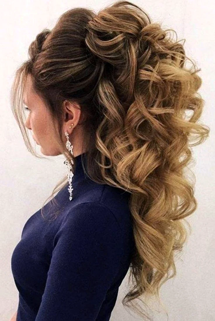 Красивые причёски на длинные волосы