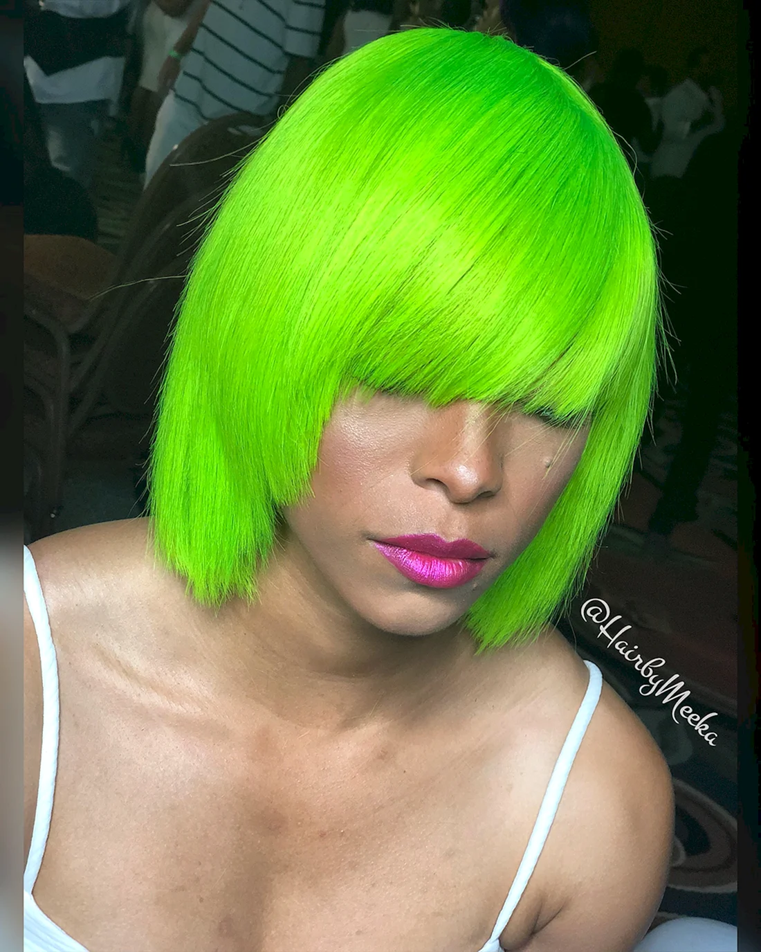 Краска для волос зеленая Lime Green