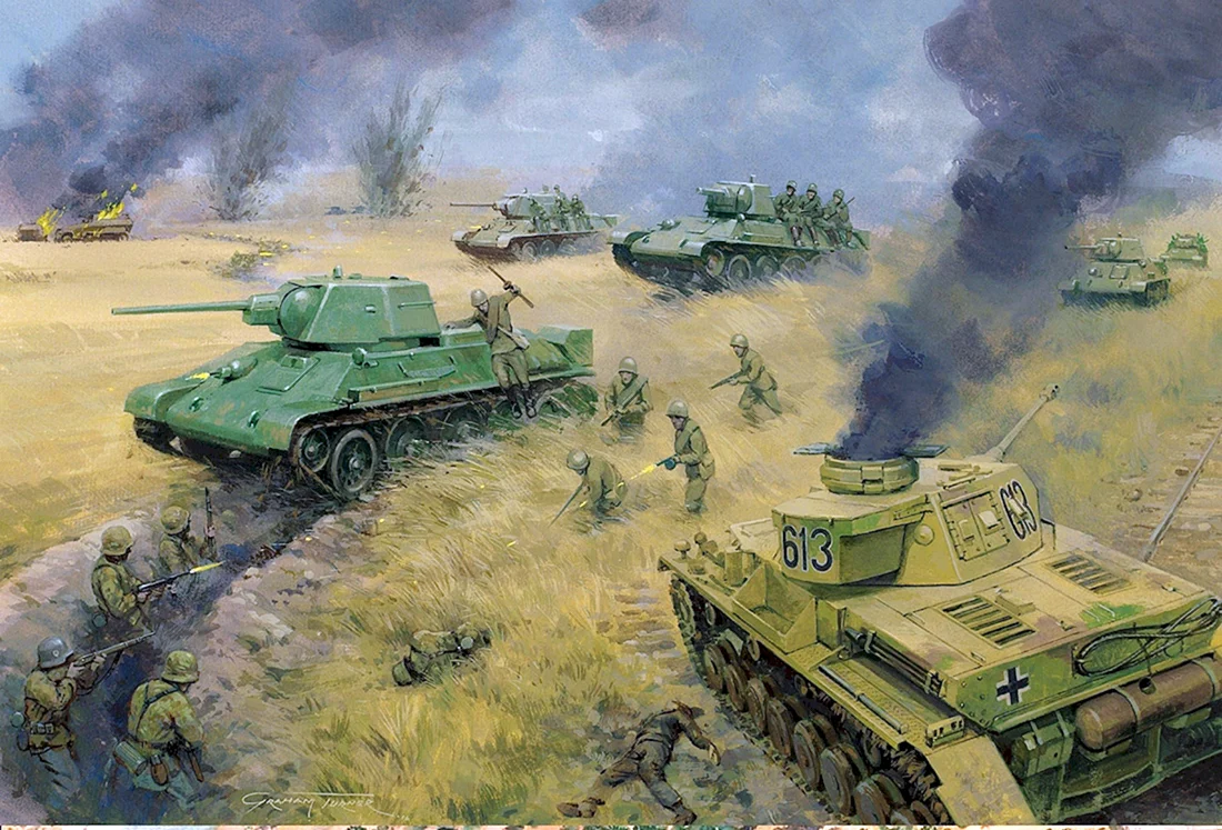 Курская битва танк т 34
