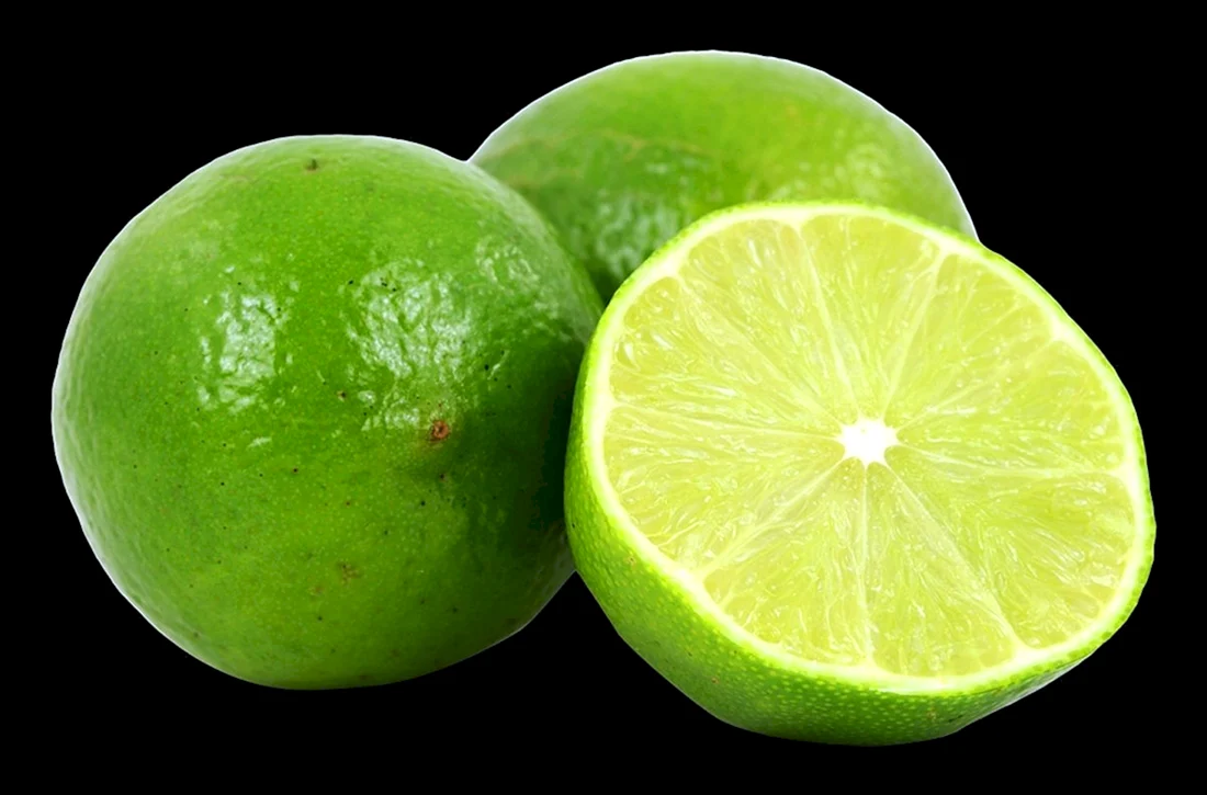 Лайм и зеленый лимон