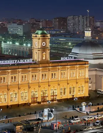 Ленинградский ЖД вокзал Москва