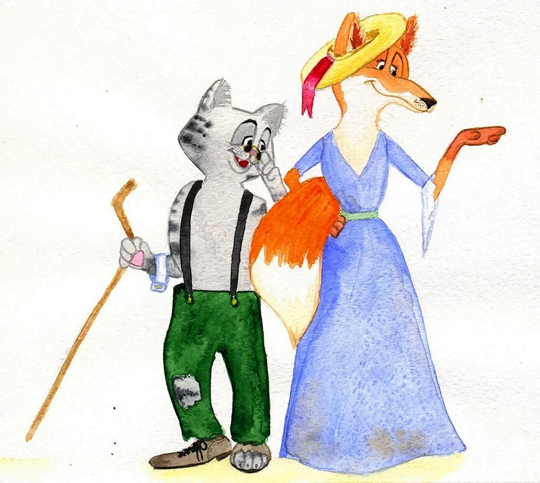 Лиса Алина и кот Базилио