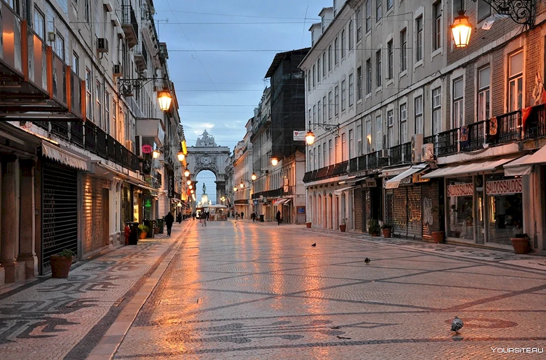 Лиссабон улицы города