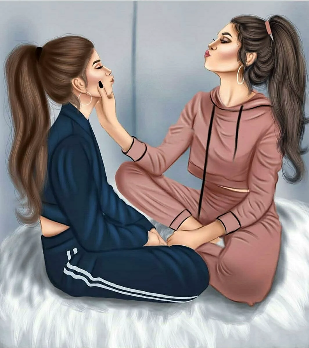 Лучшие подруги арт