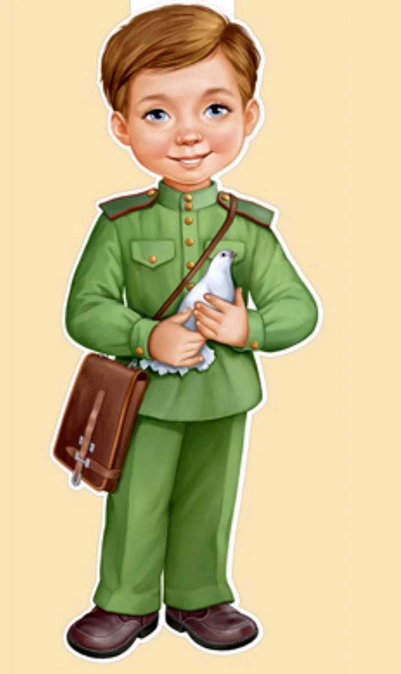 Мальчик в военской форме