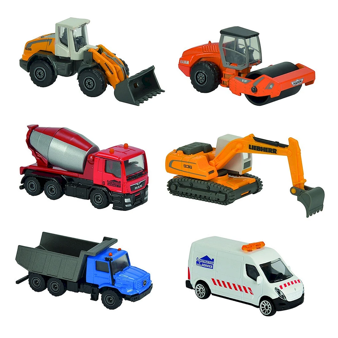 Машинка Majorette Construction 2057281 7.5 см