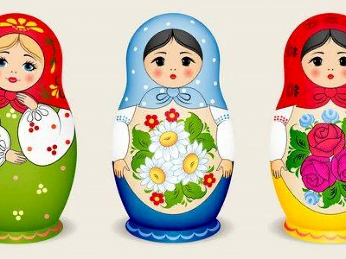Матрешка рисунок
