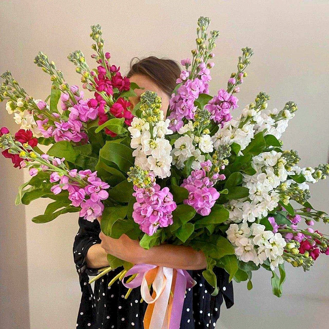 Маттиола цветы букет