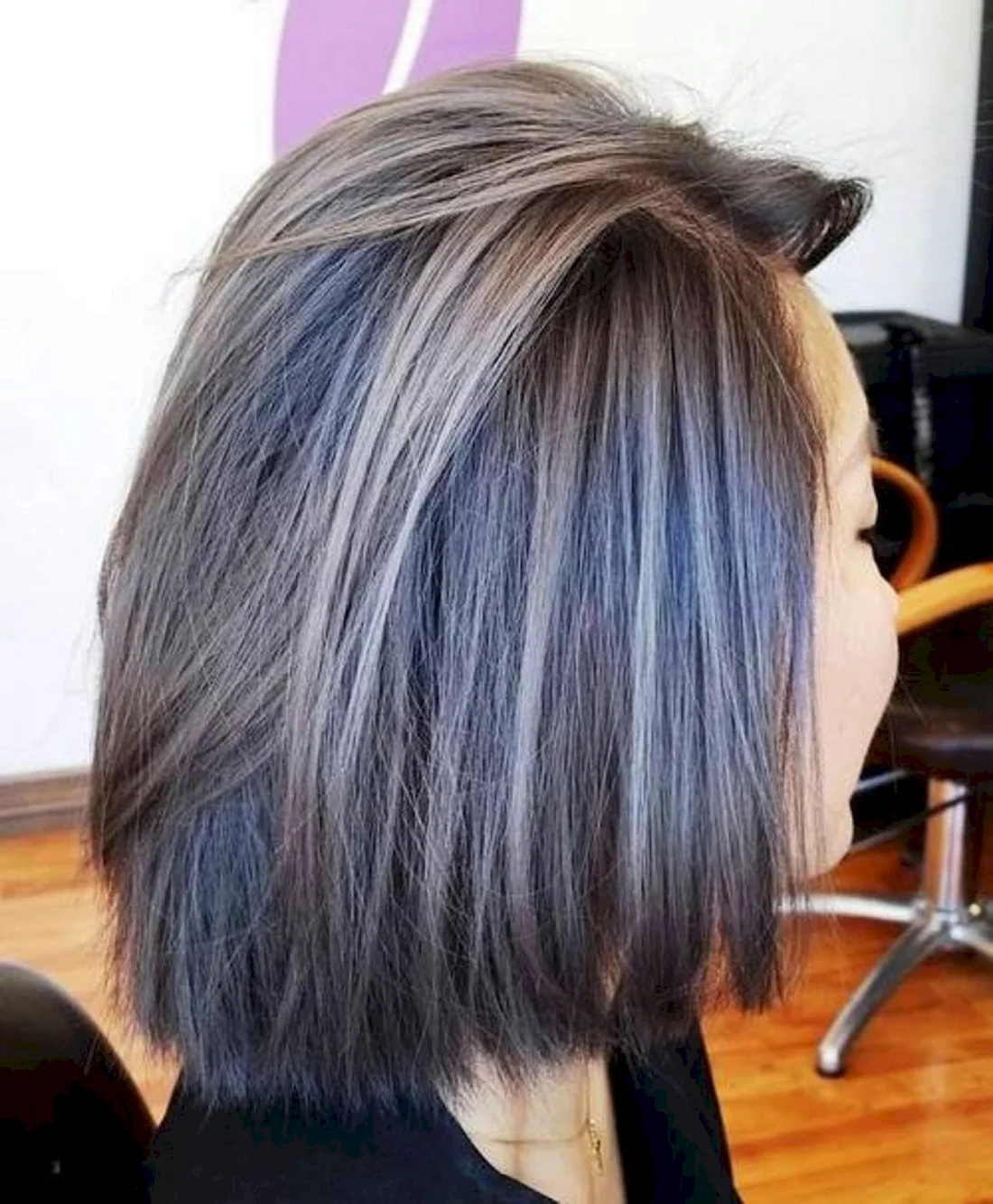Мелирование Сильвер грей