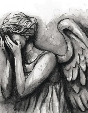 Микеланджело Плачущий ангел