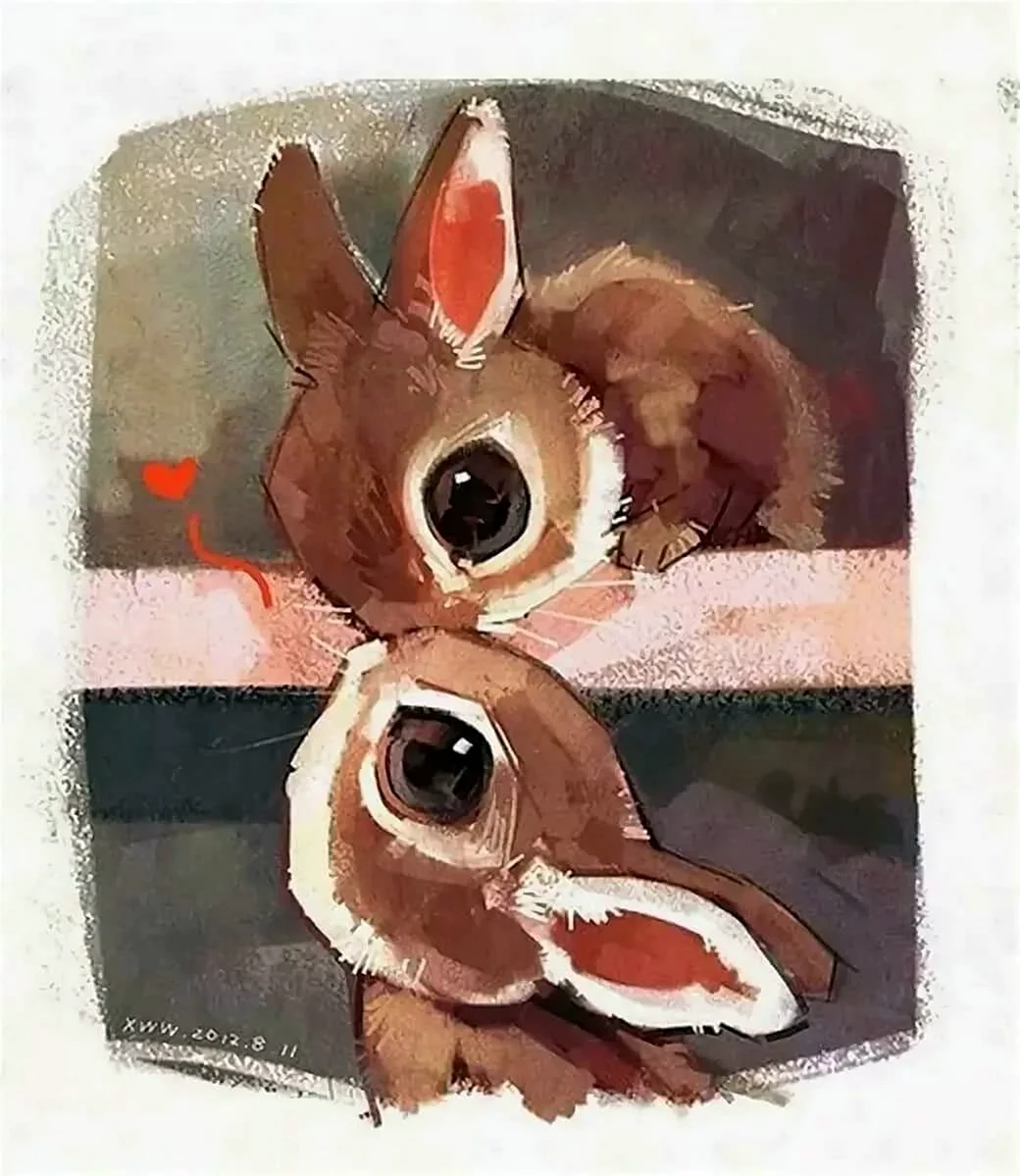 Милые животные рисунки