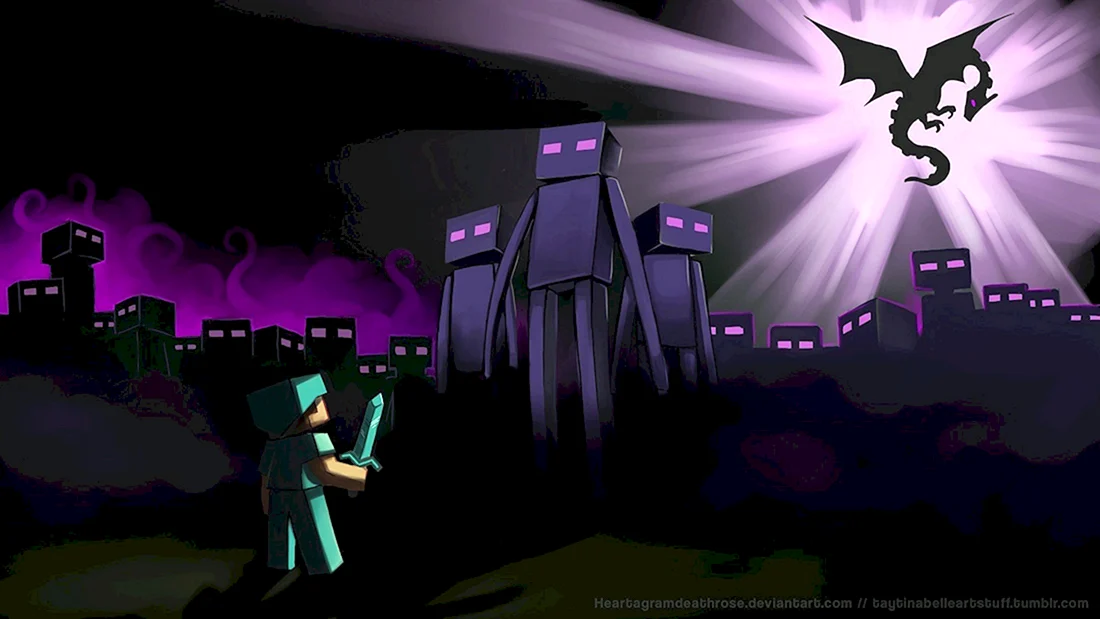 Minecraft ЭНДЕР дракон