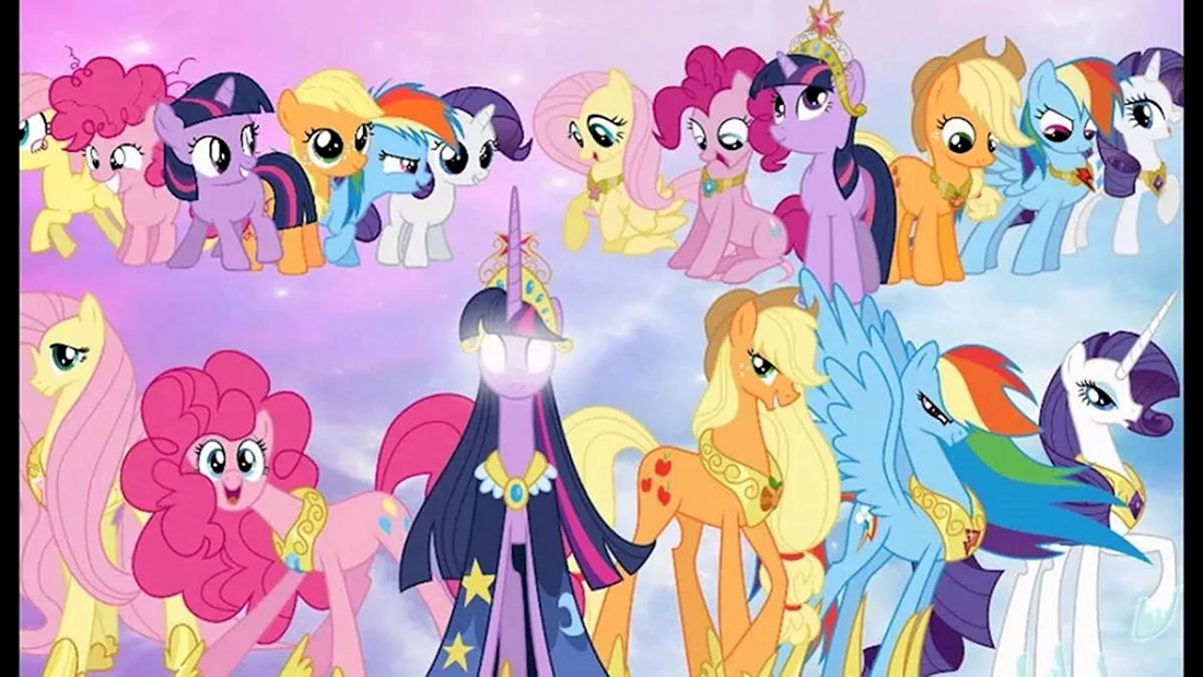 MLP Mane 6 alicorn