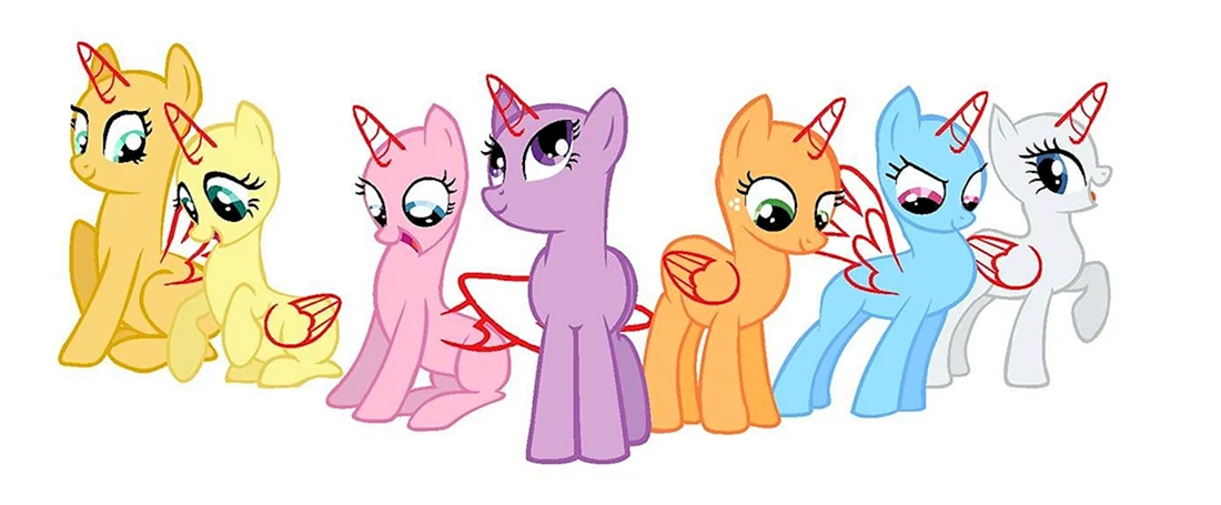 MLP Mane 6 Base