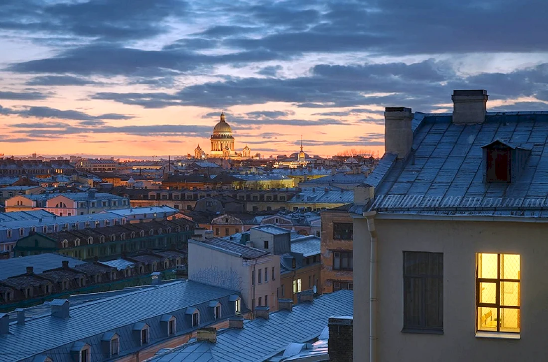 Моховая Санкт-Петербург крыши