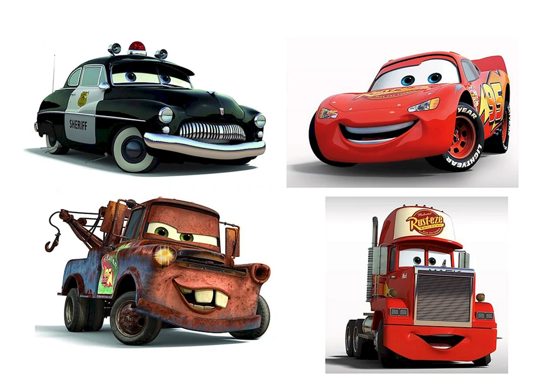 Молния Маккуин Тачки герои