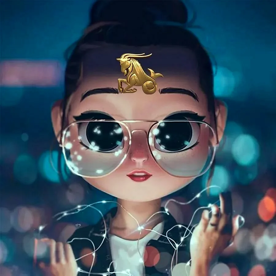 Мультяшная девочка