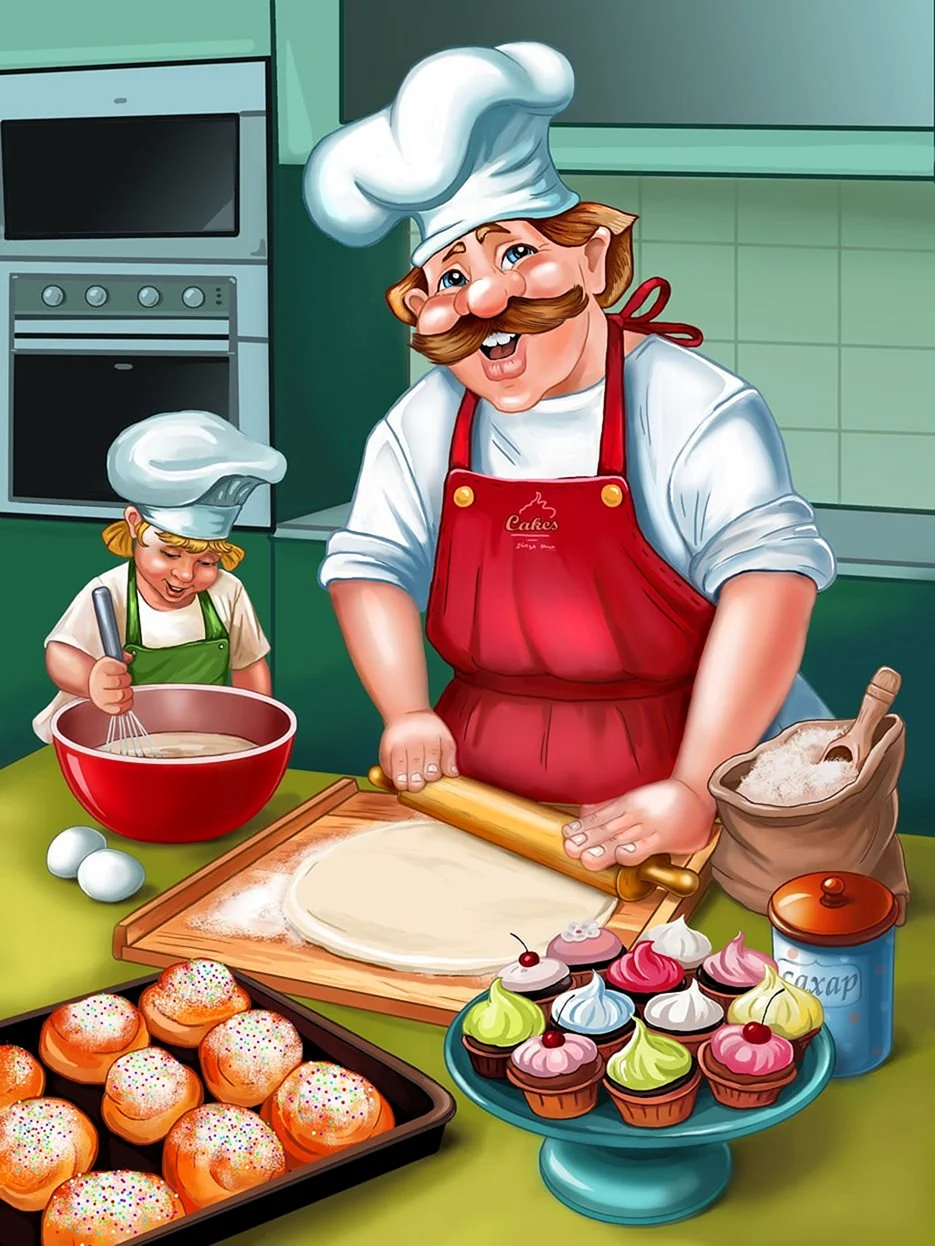 Мультяшные повара