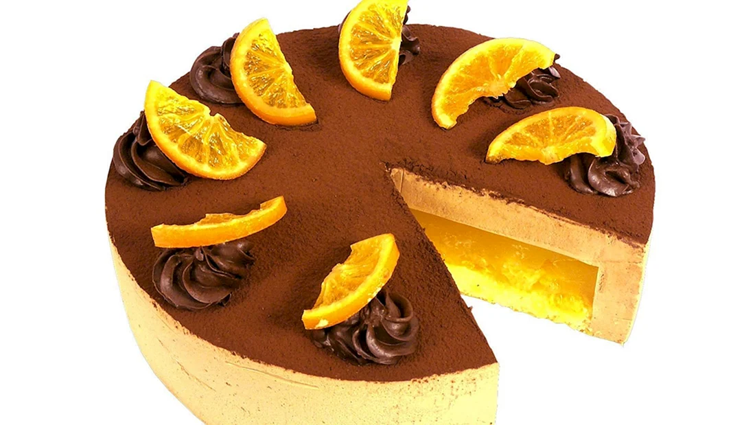 Муссовый торт апельсин шоколад
