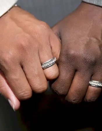 Мужские кольца на руке