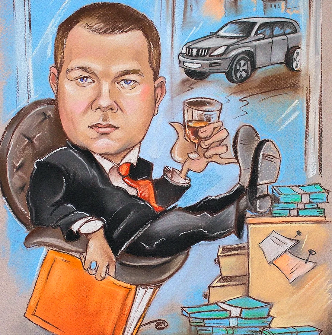 Начальник карикатура