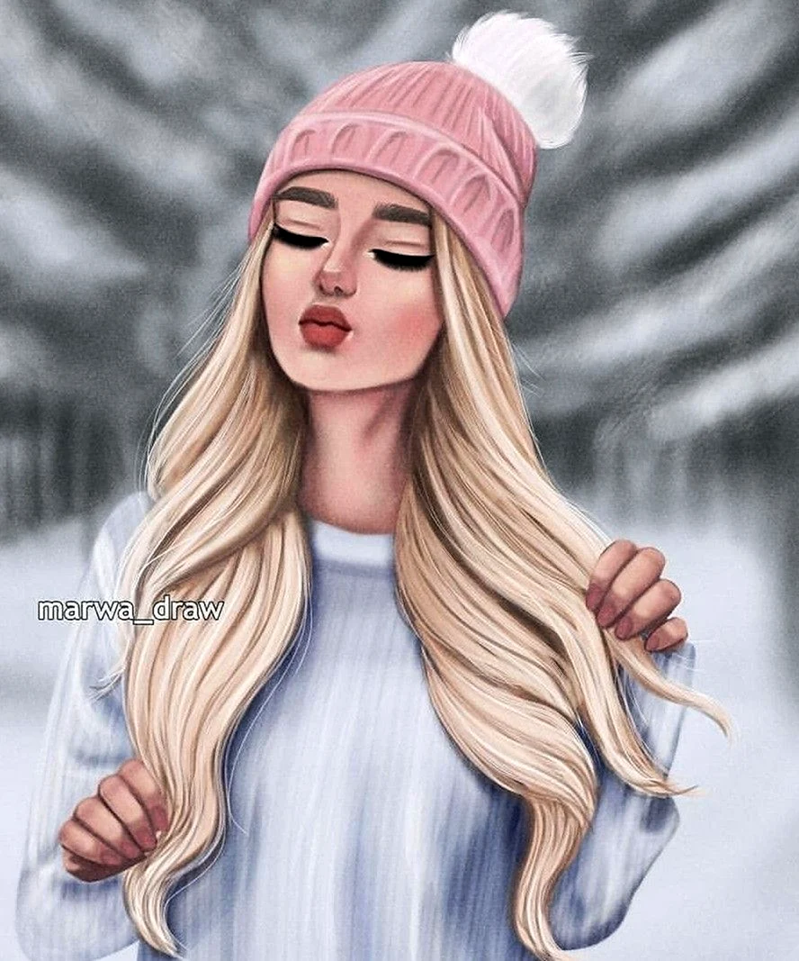 Нарисовать девушку