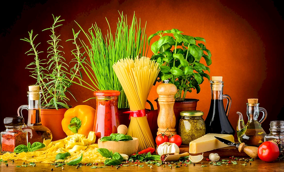 Натюрморт с продуктами питания