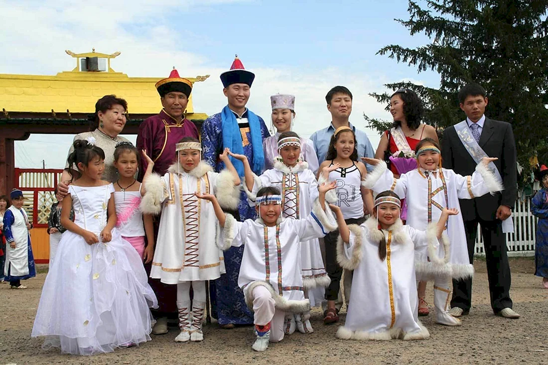 Национальная бурятская свадьба