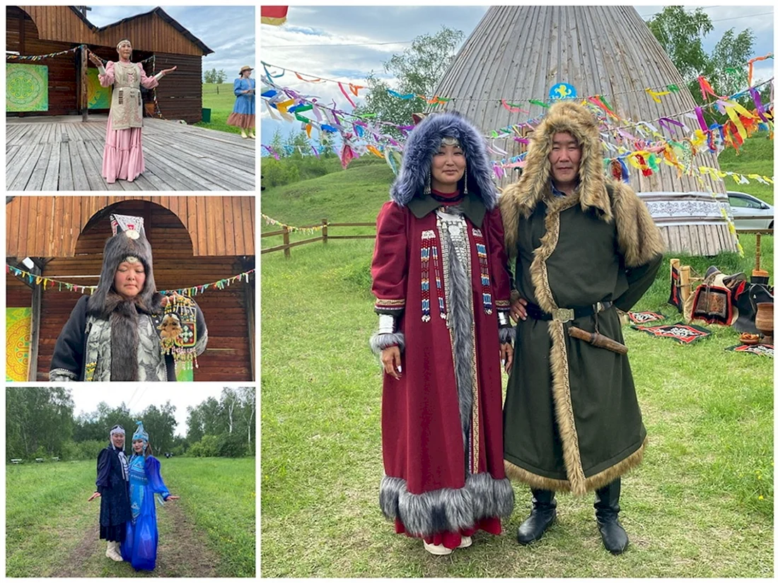 Национальный костюм якутов Ысыах