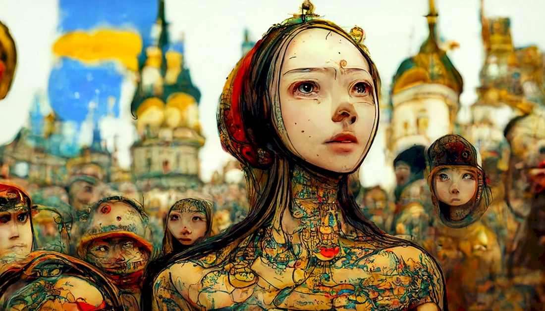 Нейросеть midjourney Москва
