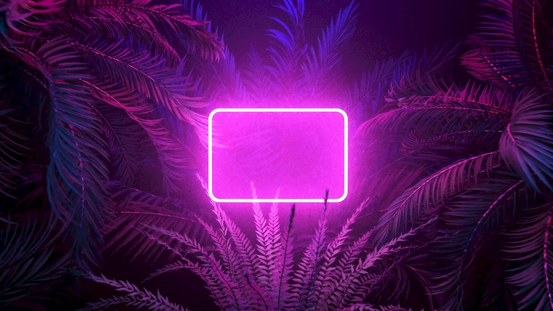 Неоновые обои