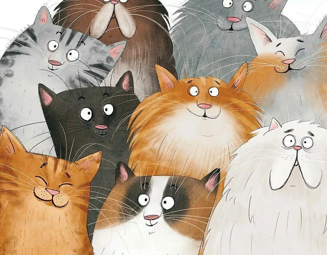 Несколько котов