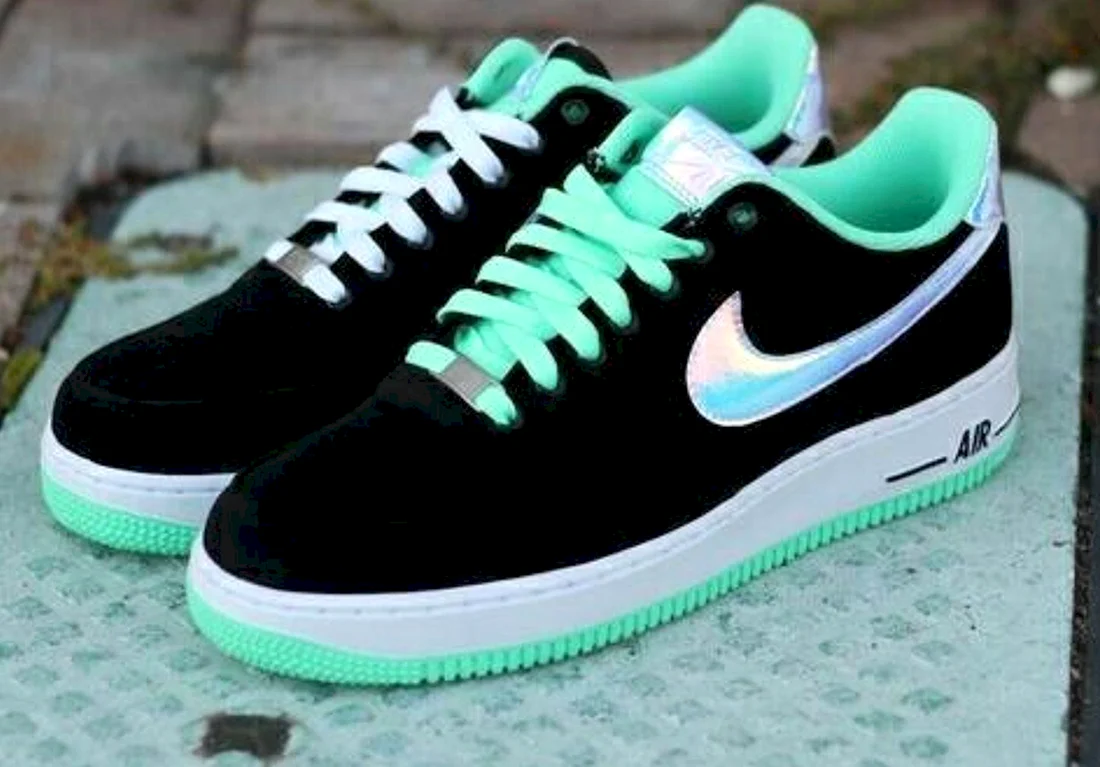 Nike Air Force 1 Green Black