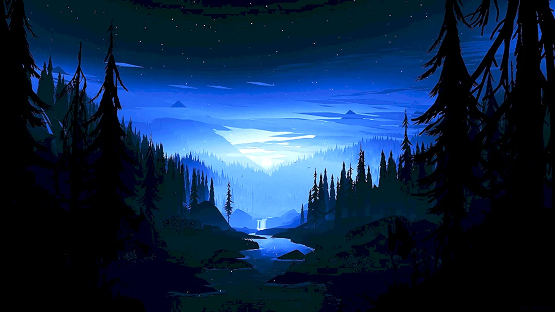 Ночной лес