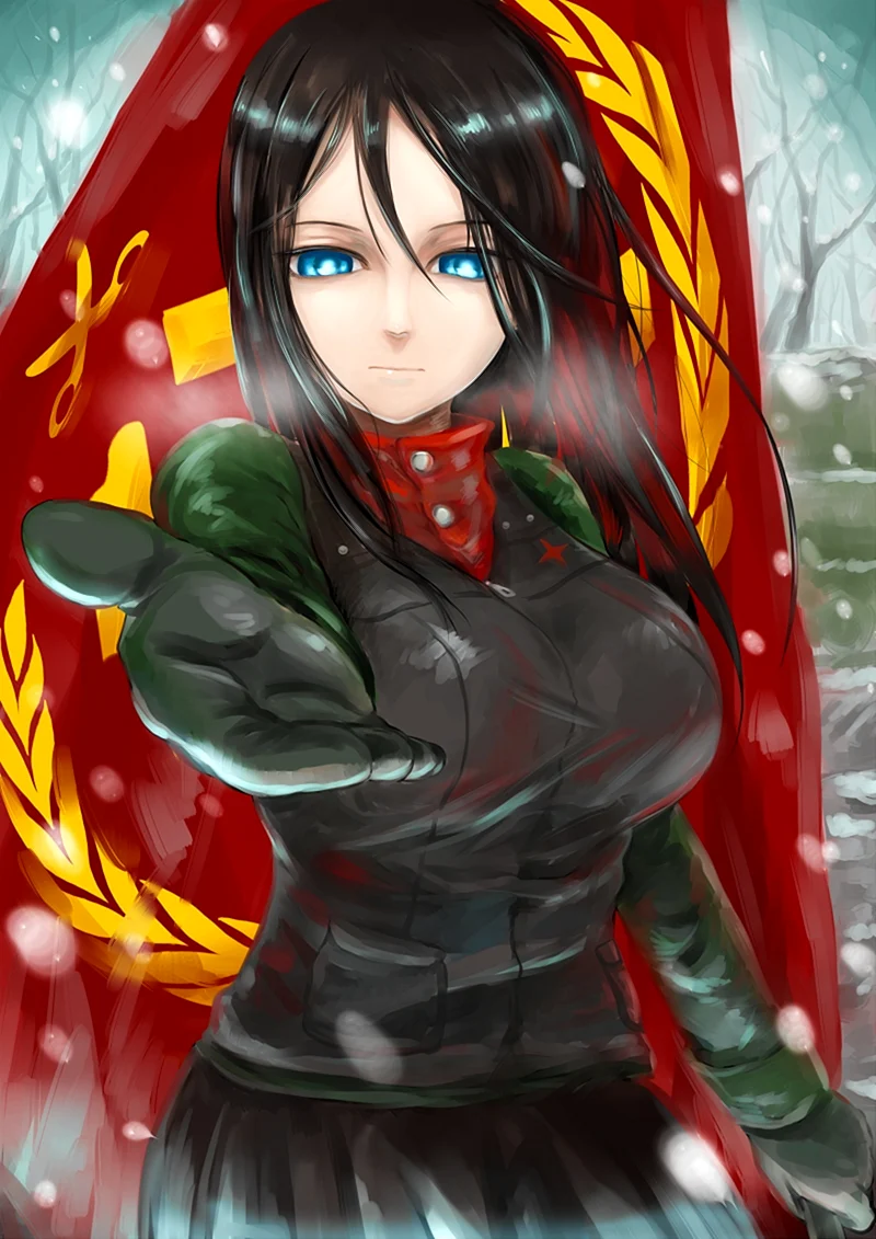 Нонна girls und Panzer арт