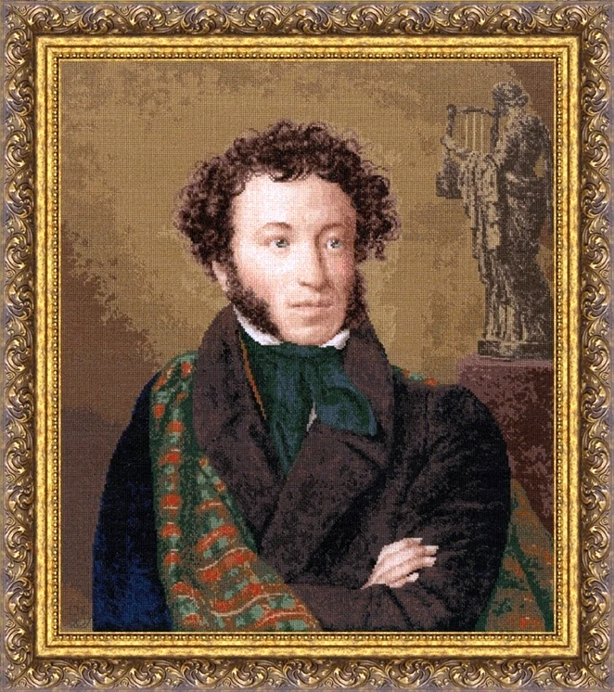 О. Кипренский. Портрет а. Пушкина. 1827 Г.