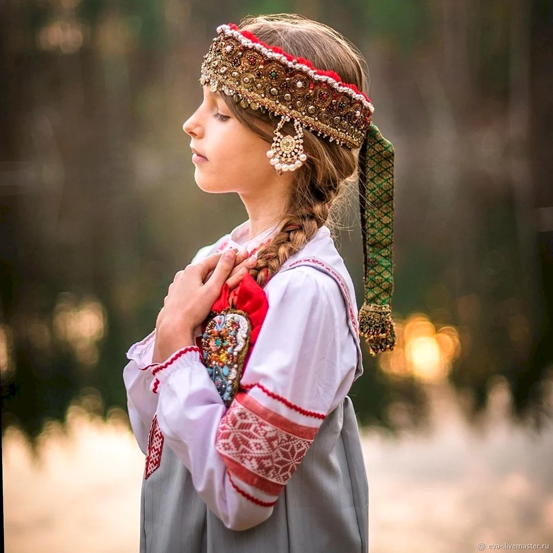Очелье головной убор Славянский стиль
