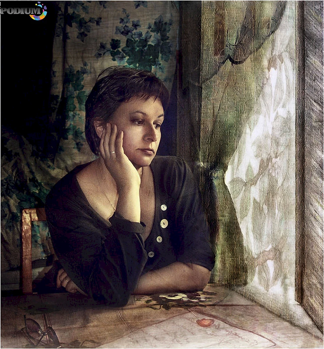 Одинокая женщина