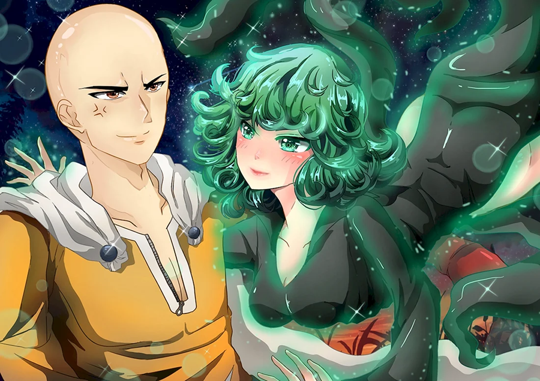 Onepunchman тацумаки и Сайтама
